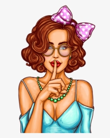 Girl Pop Art Png Image Free Download Searchpng - Pop Art Sexy Girl, Transparent Png, Transparent PNG