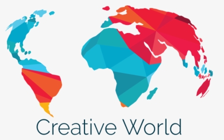 Creative World Map Vector Design - Logo Creativo Mapa, HD Png Download, Transparent PNG