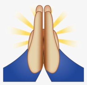 Prayinghands Emoji Pray Ftestickers Freetoedit - Prayer Emoji, HD Png Download, Transparent PNG