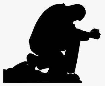 Praying Hands Prayer Man Silhouette - Transparent Background Prayer Png, Png Download, Transparent PNG