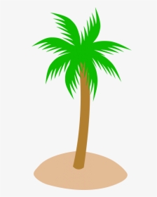 Cartoon Palmtree - Palm Tree Clipart Png, Transparent Png, Transparent PNG