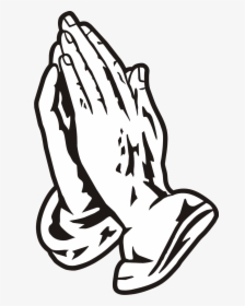 Praying Hands Black Clipart Free Images Transparent - Small Praying Hands, HD Png Download, Transparent PNG