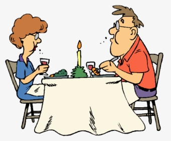 Transparent Clipart Of People Sitting Together Free - Dinner Restaurant Clipart, HD Png Download, Transparent PNG