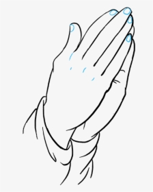 How To Draw Praying Hands - Praying Hands To Draw, HD Png Download, Transparent PNG