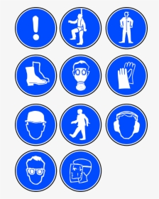 Blue,area,text - Safety Equipment Symbols, HD Png Download, Transparent PNG
