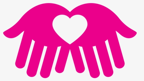 Praying Hands Icon Png - Helping Hand Icon Pink Png, Transparent Png, Transparent PNG
