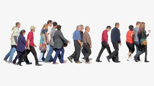 Group Of People Walking Png - Crowd Of People Photoshop, Transparent Png, Transparent PNG