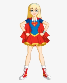 Dc Super Hero Girls Supergirl - Super Hero Girl Cartoon, HD Png Download, Transparent PNG