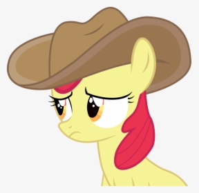 Transparent Cowboy Hat Transparent Background Png - Pony Wearing A Cowboy Hat, Png Download, Transparent PNG