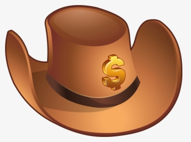 See Here Cowboy Hat Transparent Background - Cowboy Hat Transparent Cartoon, HD Png Download, Transparent PNG
