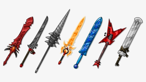 Epic Sword Png - Ebf5 Swords, Transparent Png, Transparent PNG