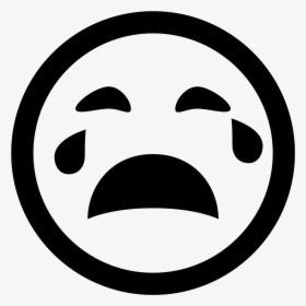 Crying Face Icon Png, Transparent Png, Transparent PNG