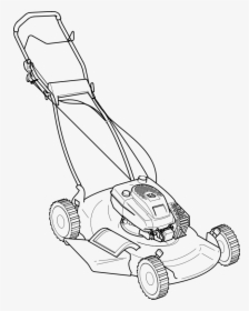Push Mower - Lawn Mower Clip Art, HD Png Download, Transparent PNG
