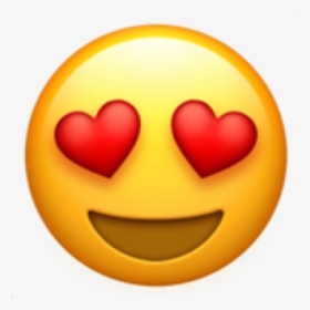 Heart Eyes Emoji Happy Emocitions - Whatsapp Smiley Emoji, HD Png Download, Transparent PNG