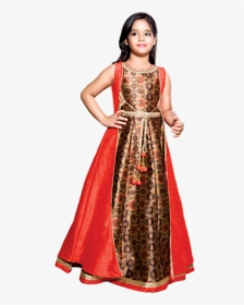 Baby In Indian Traditional Dress - Homeshop18 Chhabra 555 Lehenga, HD Png Download, Transparent PNG