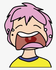 Crying Kid Drawing, HD Png Download, Transparent PNG