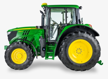 John Deere Tractor Side View Clipart Download Free - John Deere 6120m With Loader, HD Png Download, Transparent PNG