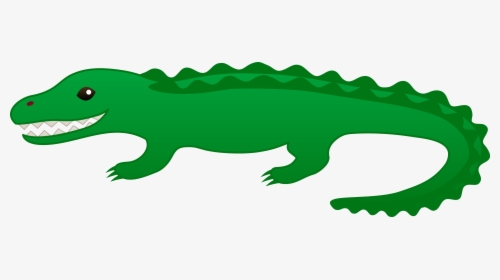 Reptile On The Grass Crocodile Clipart, Explore Pictures - Green Clip Art, HD Png Download, Transparent PNG