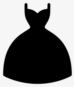 Dress Girl Women Fashion Garment - Girl Dress Icon Png, Transparent Png, Transparent PNG