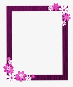 Pink Floral Border Png Picture - Pink Borders And Frames, Transparent Png, Transparent PNG