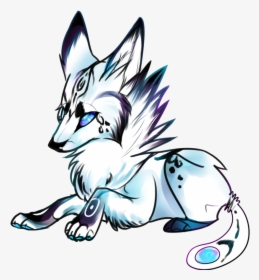 Wolves Transparent Artwork - Cute Baby Wolf Drawing, HD Png Download ...