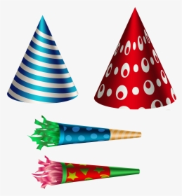 Cone Clipart Birthday Boy Hat - Birthday Party Set Png, Transparent Png, Transparent PNG