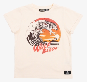 Rock Your Baby Wolf Beach T-shirt   Class - Vintage Beach Graphic, HD Png Download, Transparent PNG