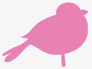 Love Birds Clipart Chubby - Bird Cartoon Pink Png, Transparent Png, Transparent PNG