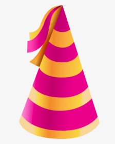 Cone,party Hat,magenta - Real Party Hat Png, Transparent Png, Transparent PNG