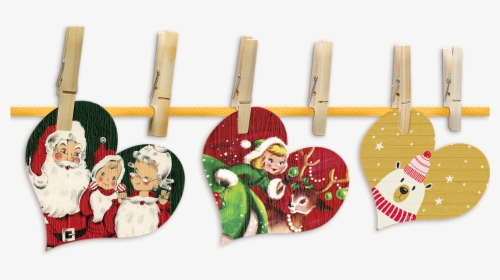 Christmas Banner, Santa Claus, Mrs, Claus, Clothes - Christmas Ornament, HD Png Download, Transparent PNG
