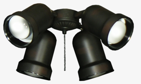 Picture Of 463 Adjustable Indoor & Outdoor Spotlight - Black Ceiling Fan 4 Spotlight, HD Png Download, Transparent PNG