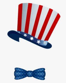 America Clipart Hat Clip - Transparent Background 4th Of July Hat, HD Png Download, Transparent PNG