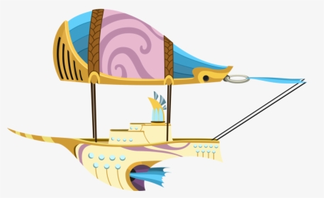 Equestrian Airship S E By Sonofaskywalker On - Little Pony Airship, HD Png Download, Transparent PNG