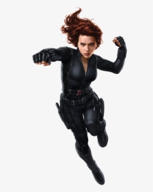 Johansson America Thor Black The Captain Avengers Clipart - Black Widow Cut Out, HD Png Download, Transparent PNG