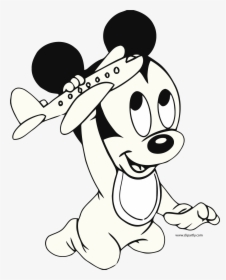 Free Disney Mickey Mouse - Baby Mickey Mouse Playing, HD Png Download, Transparent PNG