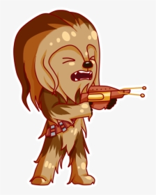 Transparent Han Solo Clipart - Chewbacca Png Cartoon, Png Download, Transparent PNG