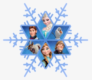 Snowflakes Png Images Transparent Free Download - Elsa And Anna Snowflake, Png Download, Transparent PNG