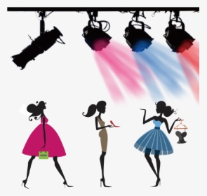 Spotlight Png Silhouette - Transparent Background Dress Clipart Png, Png Download, Transparent PNG