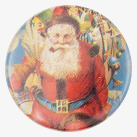 Santa Illustration Event Button Museum - Santa Claus, HD Png Download, Transparent PNG