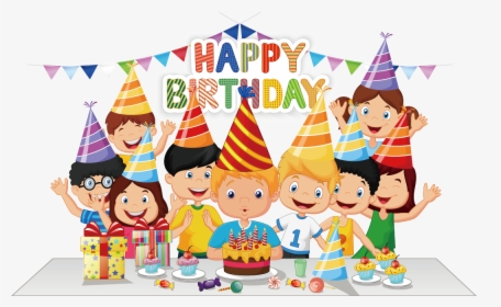 Transparent Happy Family Clipart - Birthday Celebration Clip Art, HD Png Download, Transparent PNG