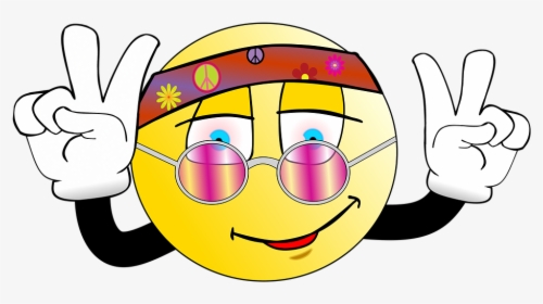 Emoji Hippie, HD Png Download, Transparent PNG