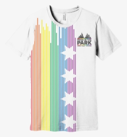 Pride In The Park Pinstripe Tee Image - Active Shirt, HD Png Download, Transparent PNG