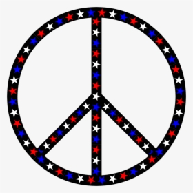 Transparent Red White And Blue Png - Red White And Blue Star Circle, Png Download, Transparent PNG