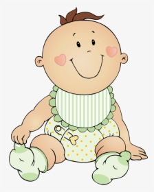Black Baby Boy Clipart Green - Baby Clipart, HD Png Download, Transparent PNG