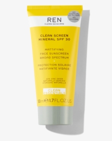 Transparent Sunblock Clipart - Ren Clean Screen Mineral Spf 30, HD Png Download, Transparent PNG