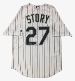 Trevor Story Autographed Rockies Authentic Jersey - Baseball Uniform, HD Png Download, Transparent PNG
