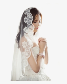 Beautiful Bride In White Gown, HD Png Download, Transparent PNG