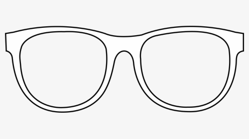 Glasses Clipart - Clip Art Sunglasses Black And White, HD Png Download, Transparent PNG