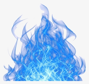 Flame Blue Fire Light - Transparent Background Blue Fire, HD Png Download, Transparent PNG