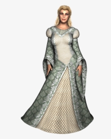 Lady Woman Gown Female Girl - Ambiorix, HD Png Download, Transparent PNG